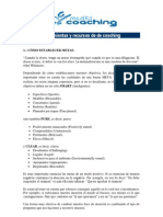 Herramientas y Recursos de de Coaching: 1.-Cómo Establecer Metas