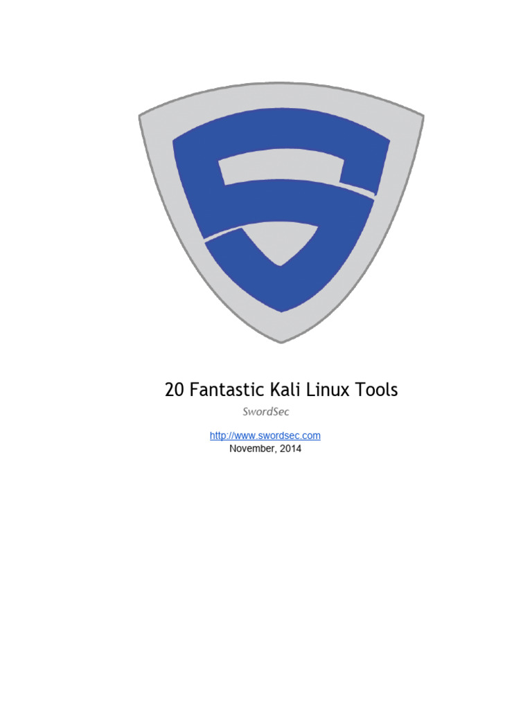Top 20 Kali Linux Tools for Pen Testing | PDF | Penetration Test | Password