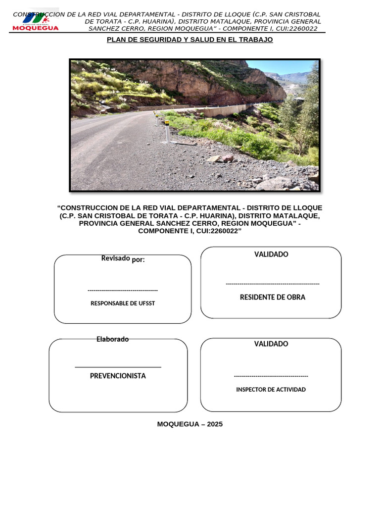 Lloque Plan de Seguridad | PDF | La seguridad
