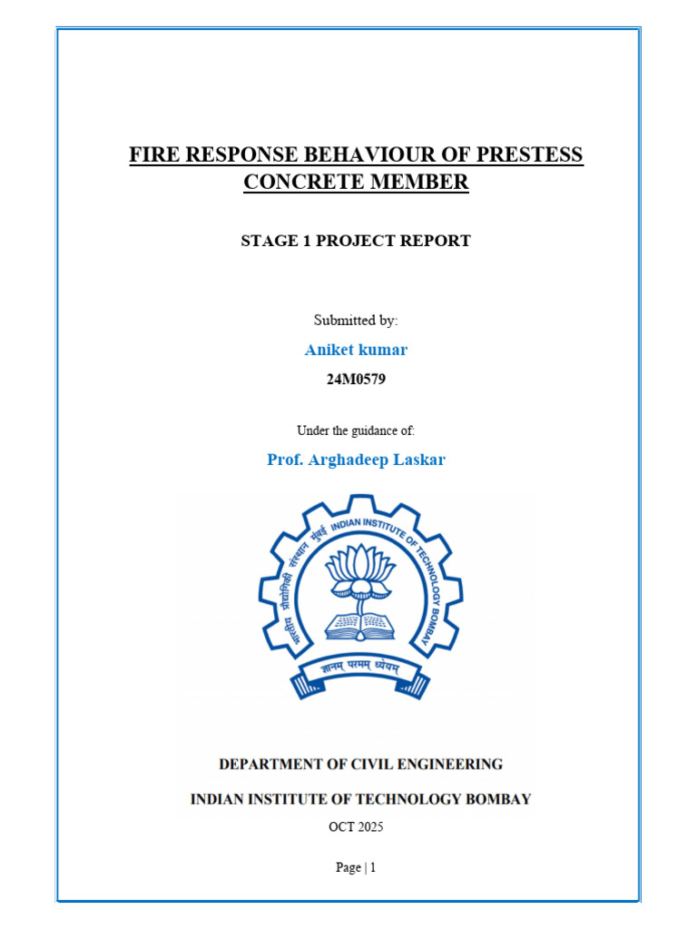 Fire Response of Prestressed Concrete | PDF | Concrete | Strength Of ...