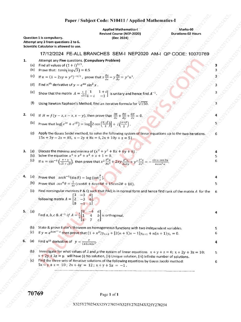 Mumbai University Pyq | PDF