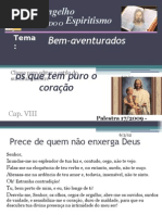 bem aventurados os que tem puro o coração