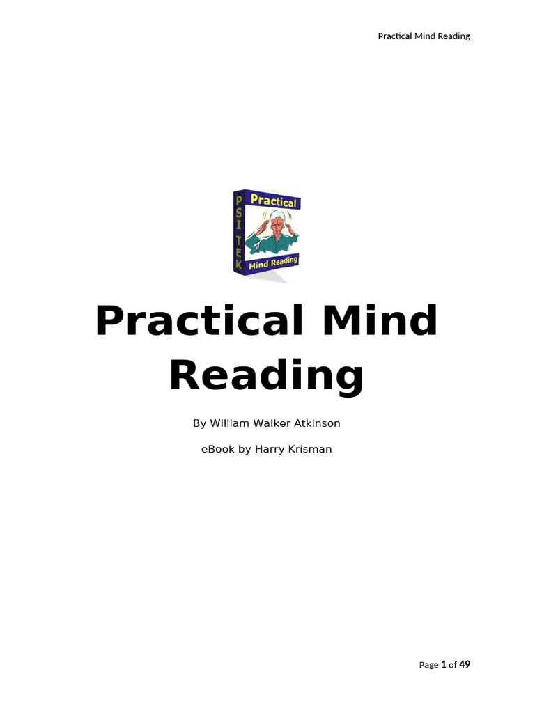 Mastering Practical Mind Reading Techniques | PDF | Telepathy | Mind