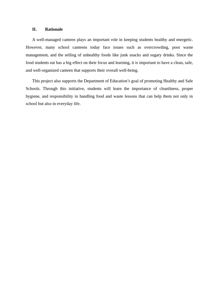 Rationale | PDF