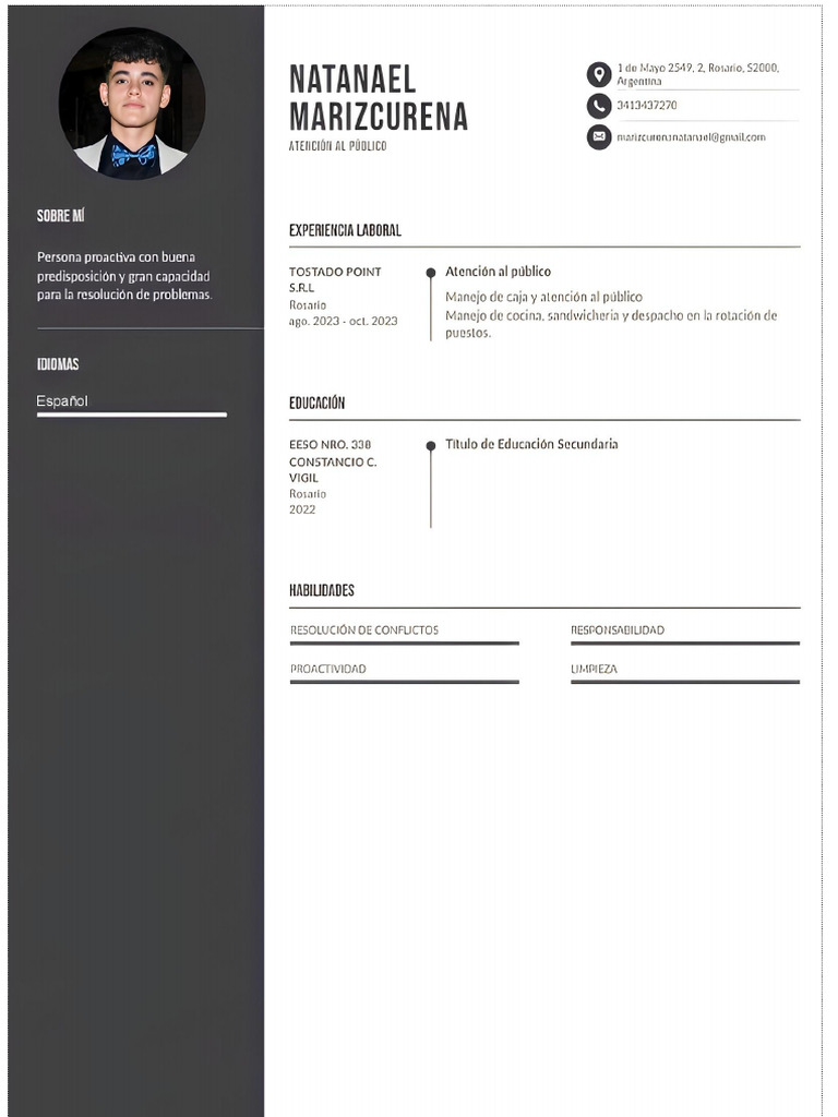 CV 1 | PDF