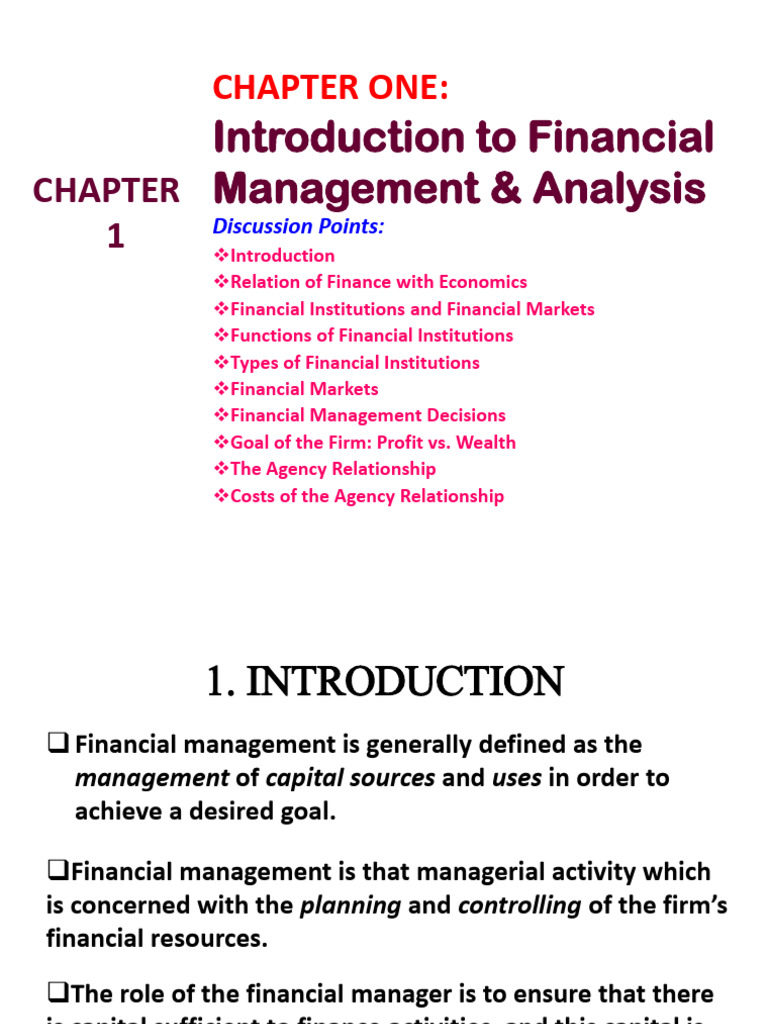 Financial Management Overview and Analysis | PDF | Present Value | Interest