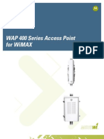 Motorola WiMAX Brief WAP 400 Series Access Point