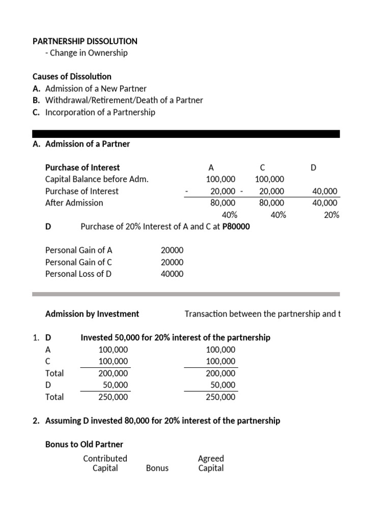Partnership 25 | PDF | Partnership | Goodwill (Accounting)