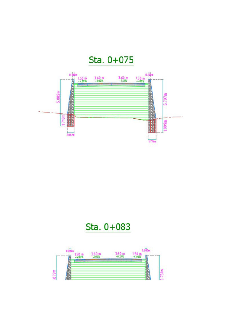 Laporan Cross Section + Volume - RAB | PDF