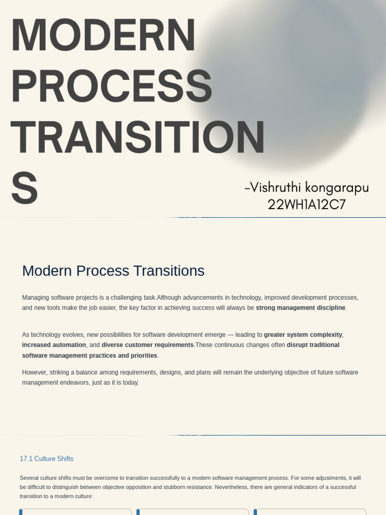Modern Software Management Strategies | PDF | Software Development ...