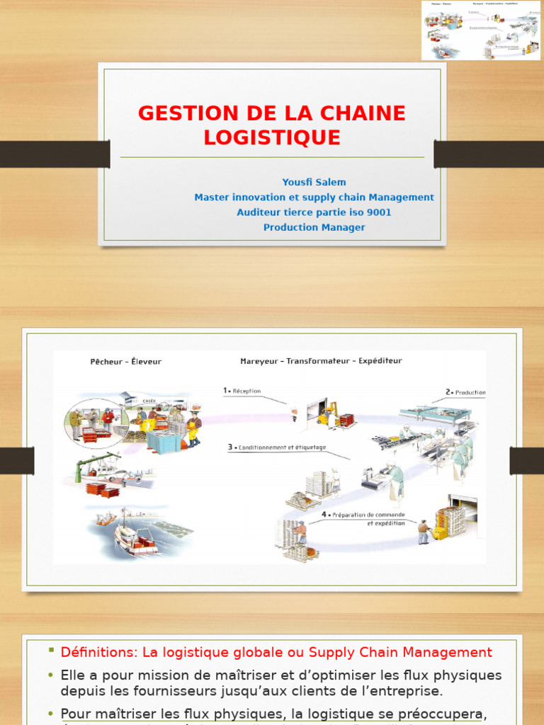 Gestion efficace de la chaîne logistique | PDF | Logistique | Gestion ...