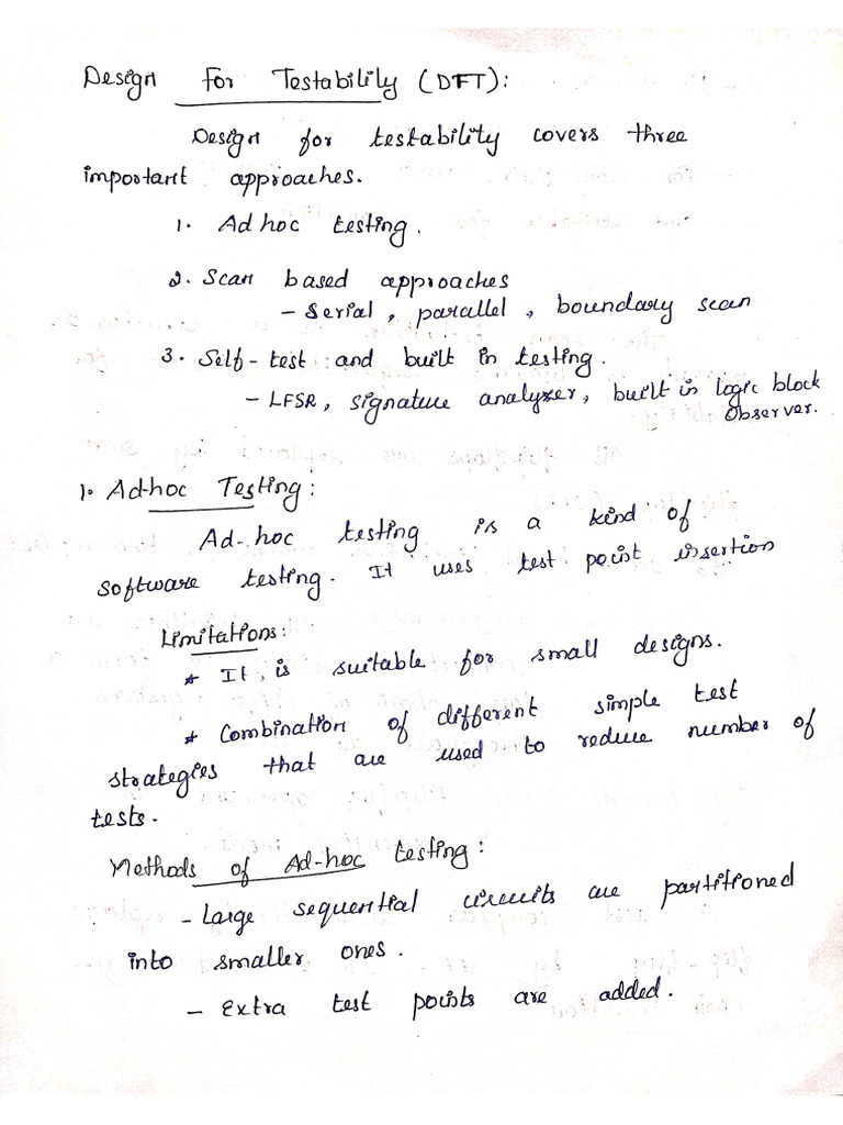 Design For Testability | PDF
