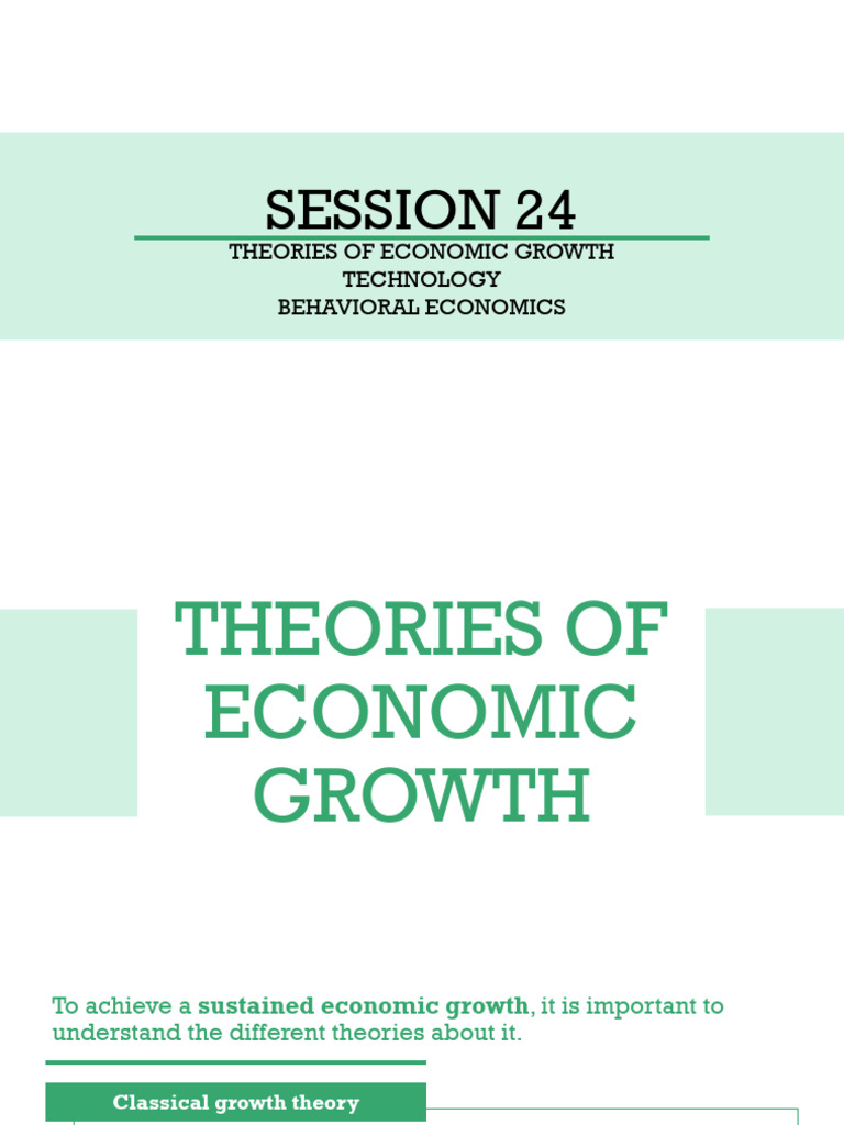 Economic Growth Theories and Innovation | PDF | Economic Growth ...