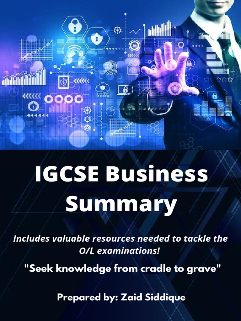 IGCSE Business Exam Success Guide | PDF | Franchising | Partnership