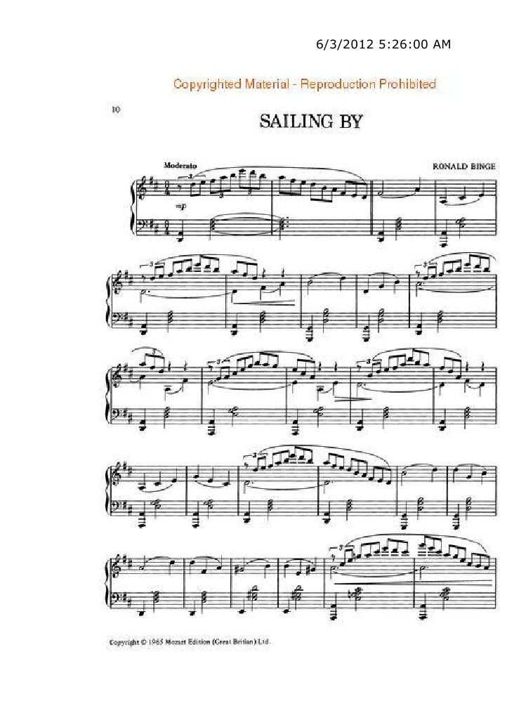 Binge Ronald Sailing By