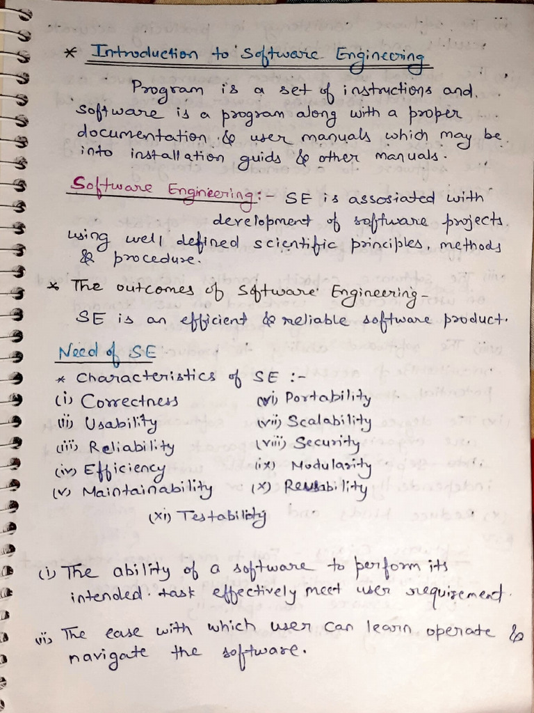 SE Unit 1 | PDF