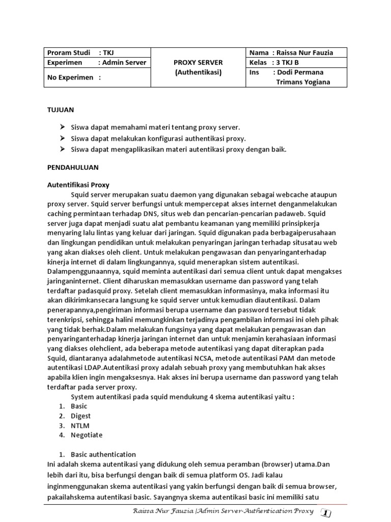 Konfigurasi Proxy Server Squid | PDF | Komputer