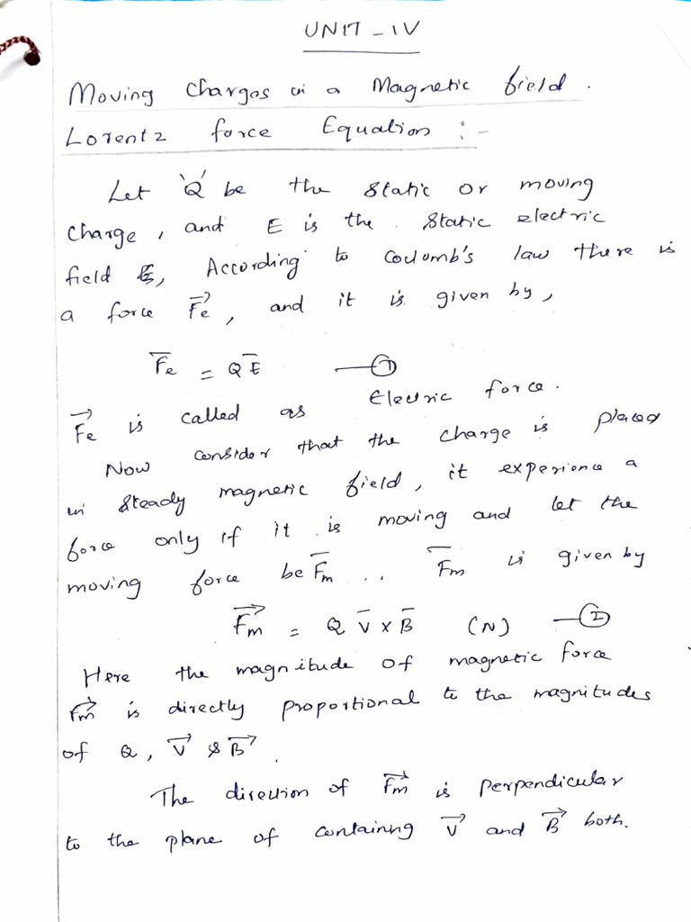 Emf Unit 4 | PDF