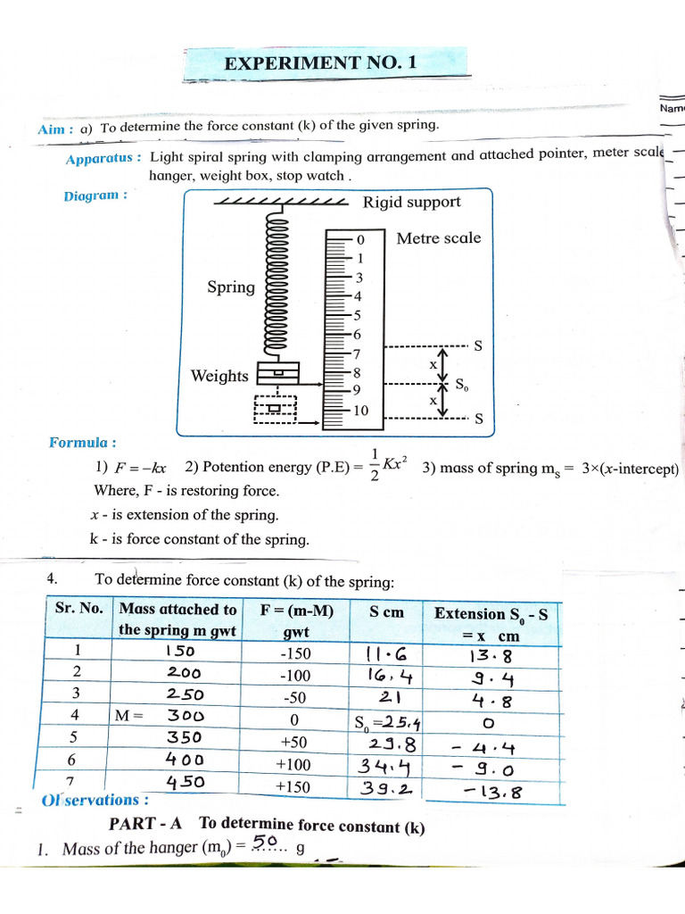Physics Long Experiments | PDF