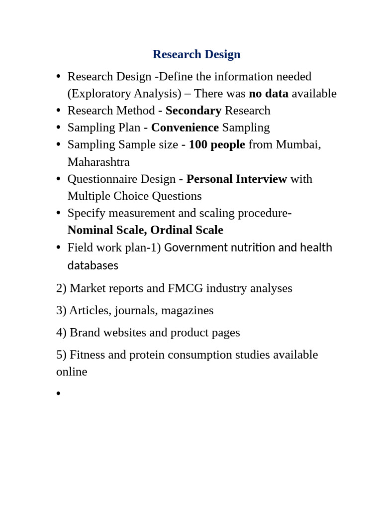 Research Design | PDF