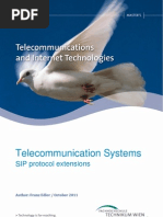 TelecommunicationSystems-SIP Protocol Extensions