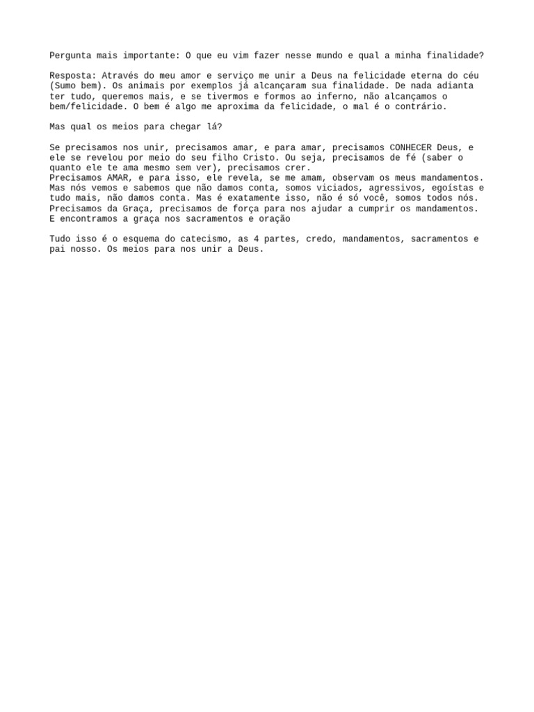 Encontrando a Finalidade da Vida em Deus | PDF
