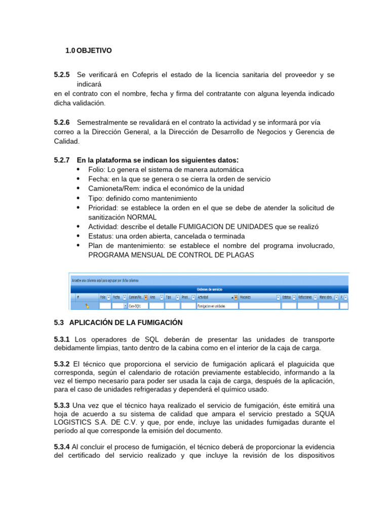 Proceso de Fumigación y Control de Plagas | PDF | Pesticida