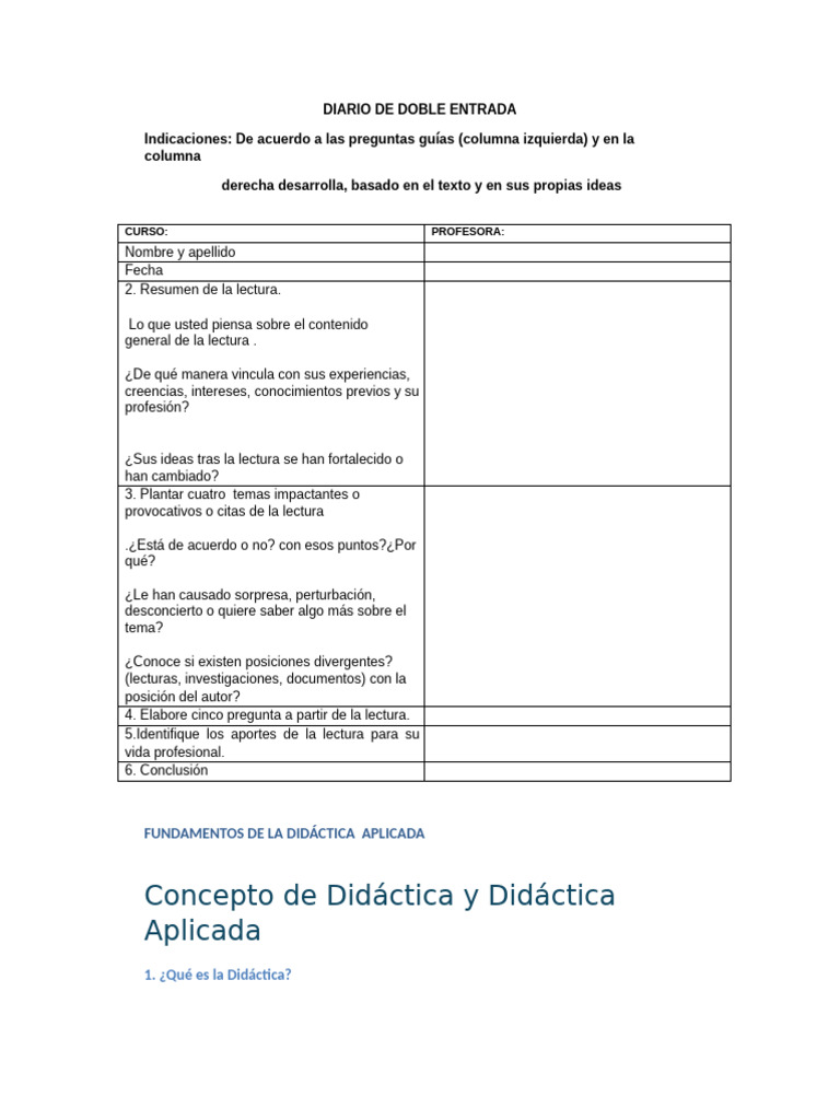 Didáctica y su Aplicación en Educación | PDF | Plan de estudios | Enseñando