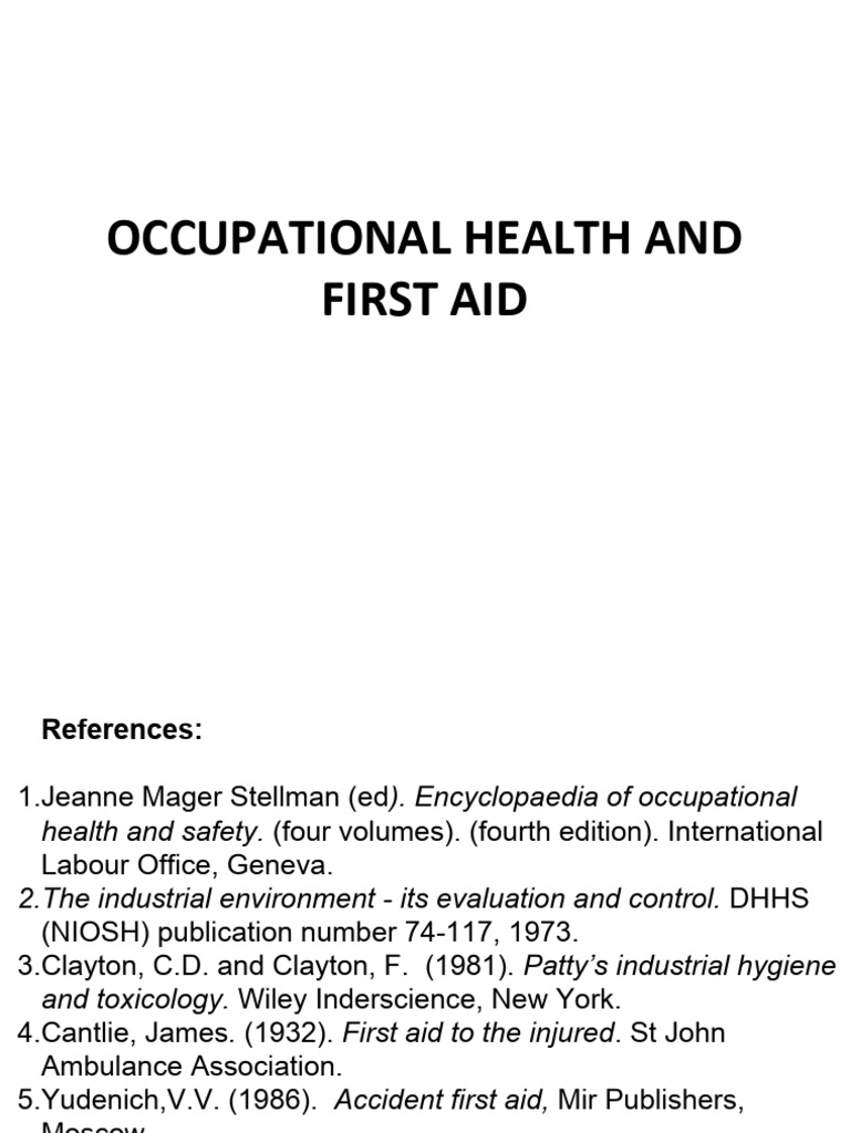 Vinu Sir Mod 1 OHFA | PDF | Ultraviolet | Occupational Safety And Health