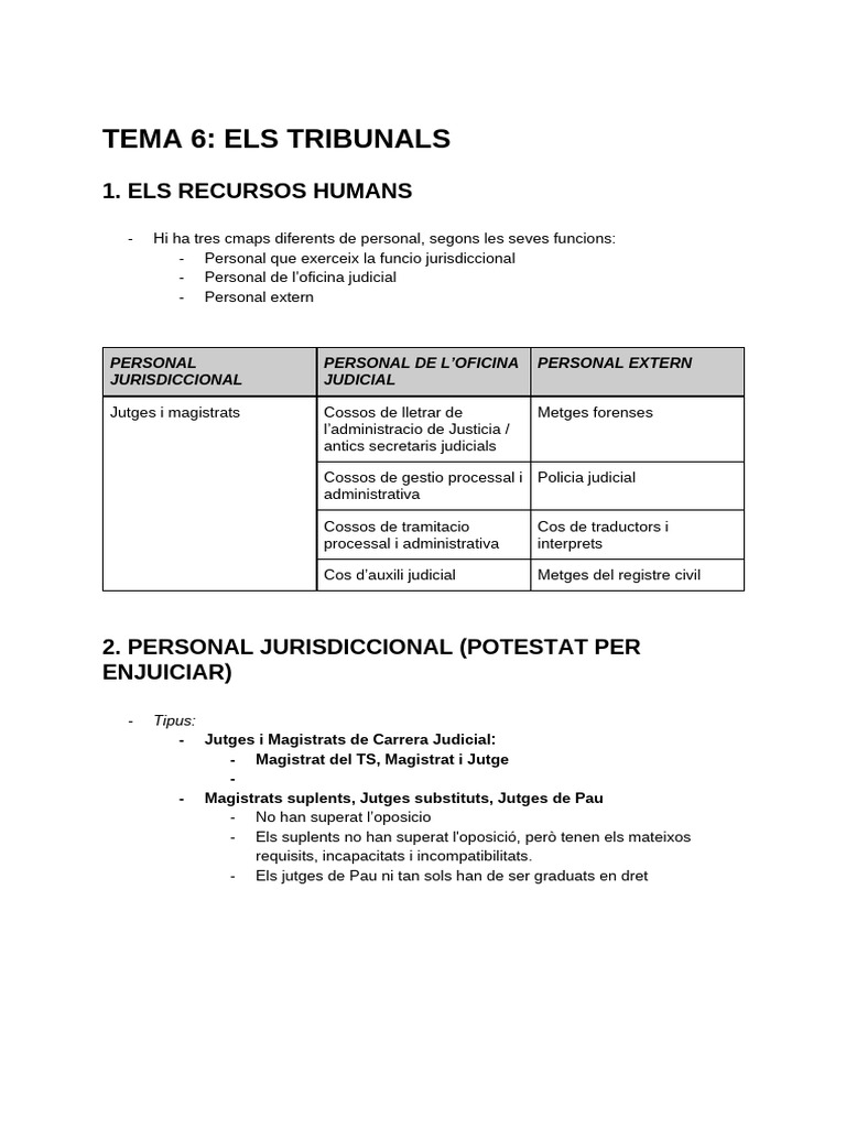 Els Tribunals | PDF