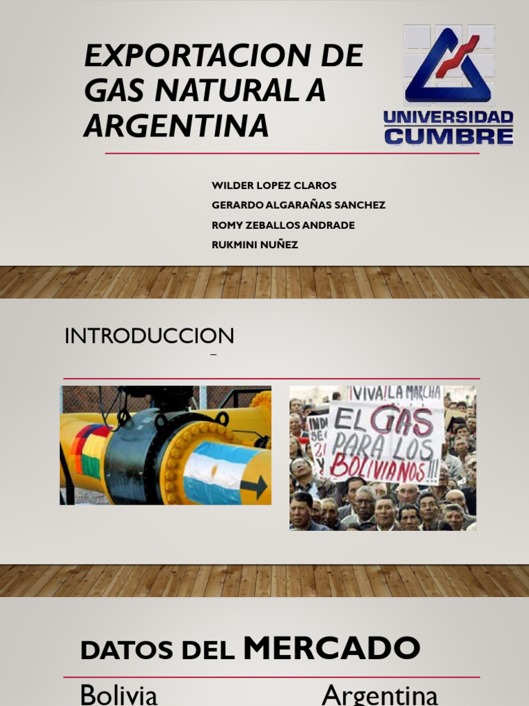 Exportación de Gas Natural a Argentina | PDF