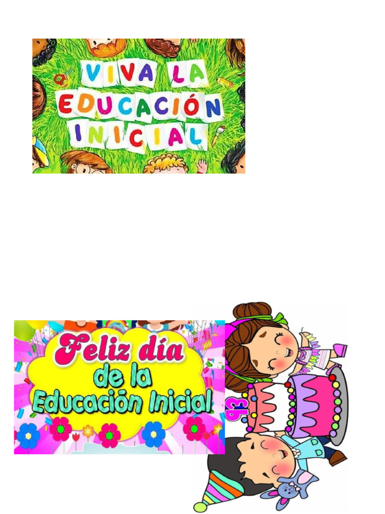 Semana de La Educacion Inicial | PDF