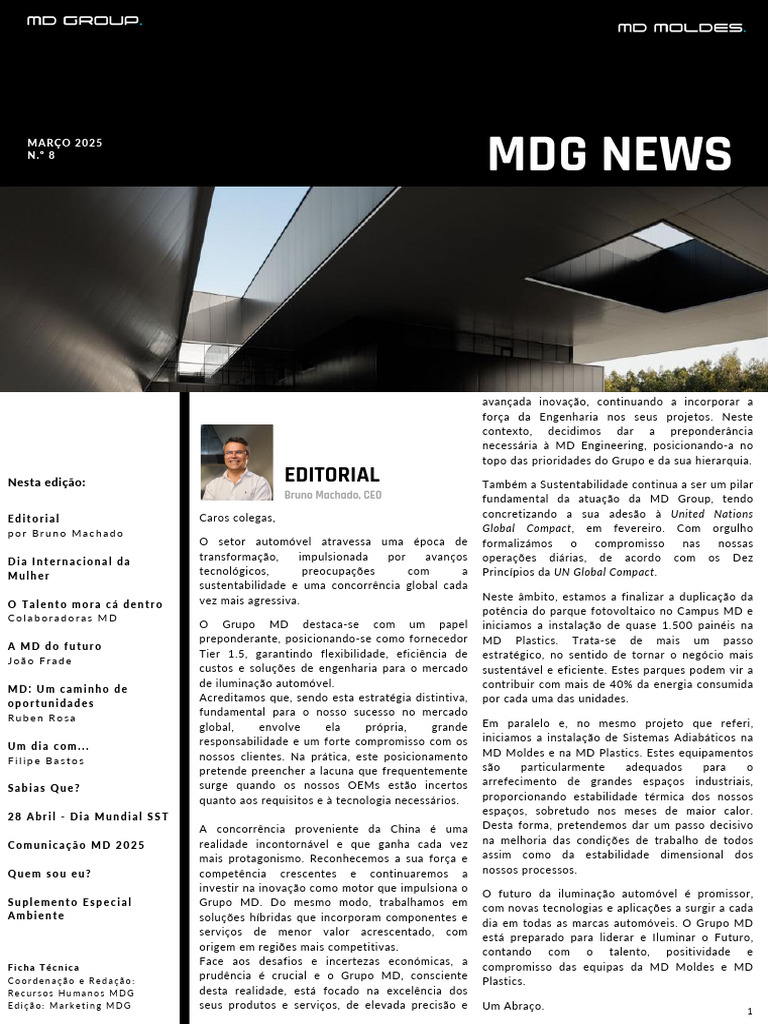MDG News - 8 | PDF | Sustentabilidade | Inovação