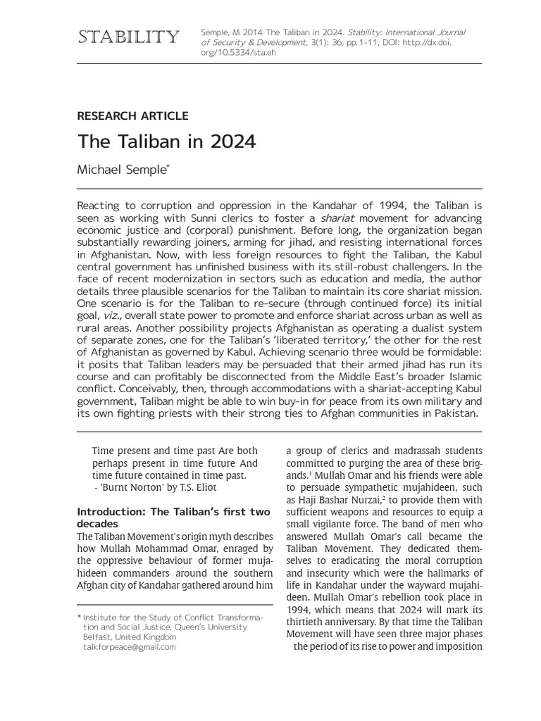 334-1-1379-1-10-20141118 | PDF | Taliban | Afghanistan