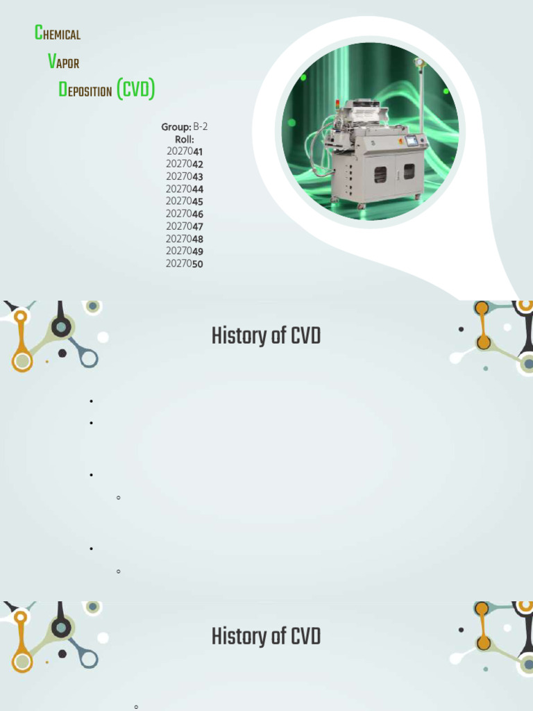 Cvd | PDF | Chemical Vapor Deposition | Thin Film