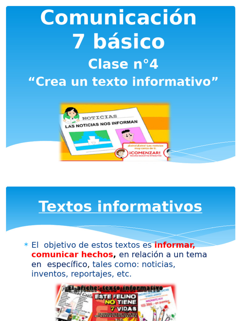 Cómo crear textos informativos | PDF | Infografia