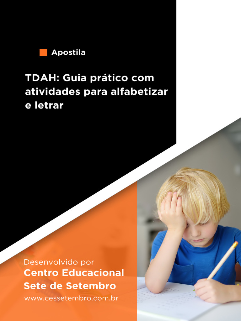 Apostila+3+ +TDAH+Guia+Pr%E1tico+Para+Alfabetizar+e+Letrar PDF | PDF ...
