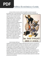 Nueva Política Económica y Lenin