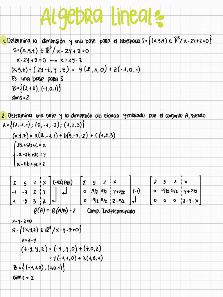 TP - Álgebra Lineal | PDF