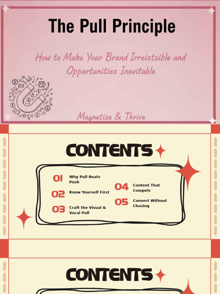 The Pull Principle - Make Your Brand Magnetic | PDF | Brand ...