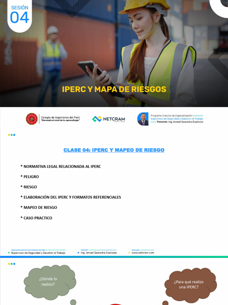 IPERC y Mapeo de Riesgos Laborales | PDF | Riesgo | Evaluación de riesgos