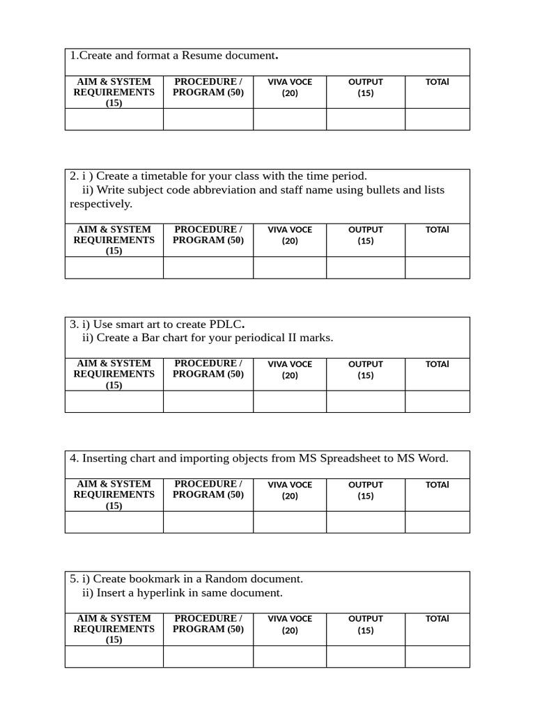 Essential Document Creation Skills | PDF