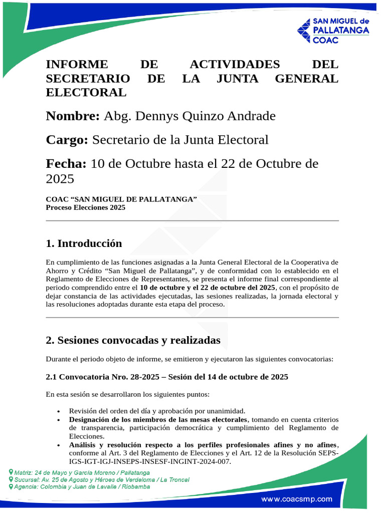 Informe Mensual de Actividades | PDF | Responsabilidad | Gobierno