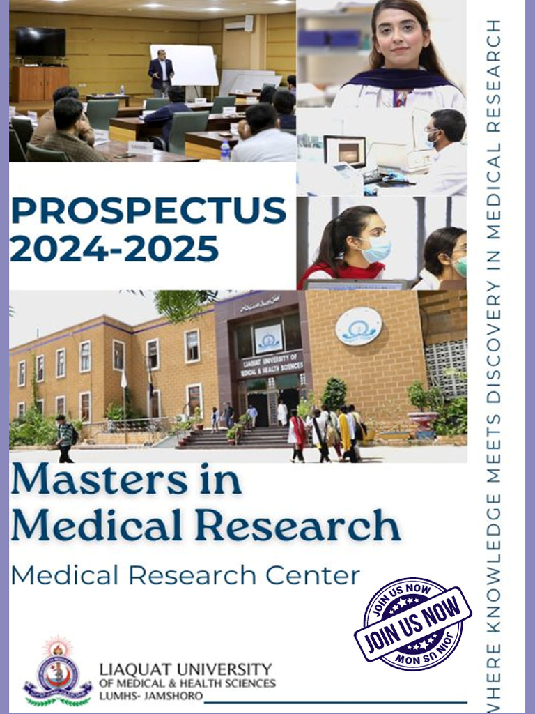 Medical Research Prospectus | PDF | Academia