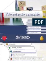 Educación Alimentación saludable (estudiantes 5° año basico) 