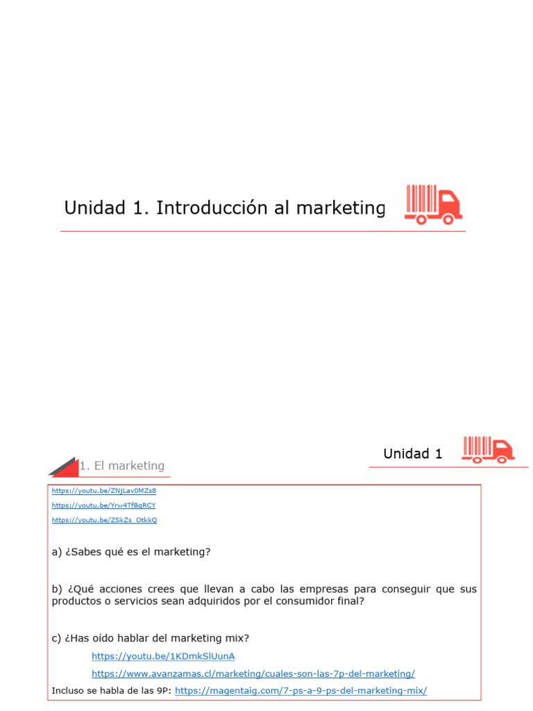 Tema 1 Introducciã N Marketing | PDF | Marketing | Posicionamiento en ...