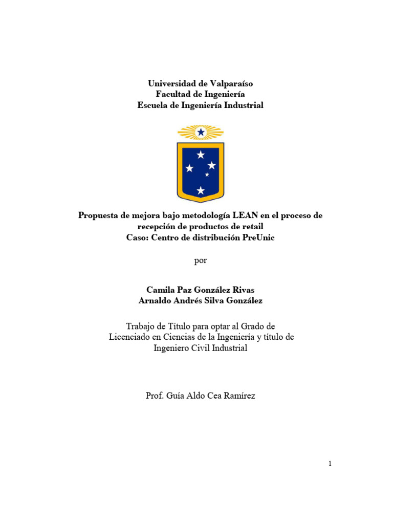 González Rivas, Camila - Silva González, Arnaldo | PDF | Lean ...