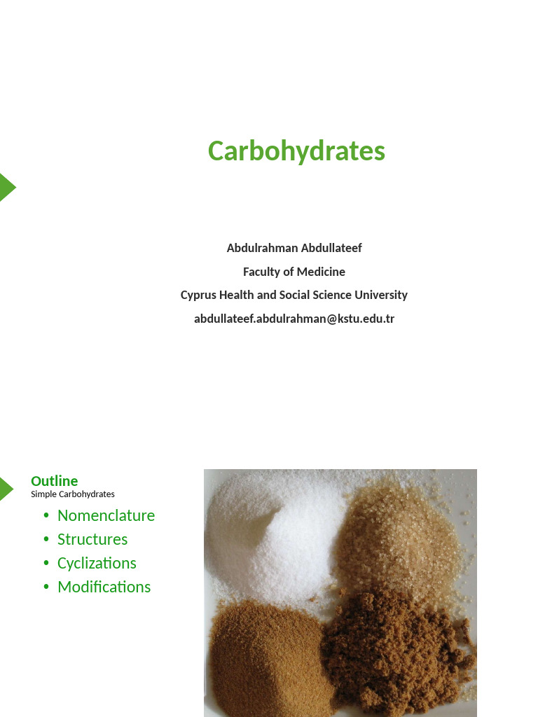 Understanding Carbohydrates: Types and Structures | PDF | Carbohydrates ...