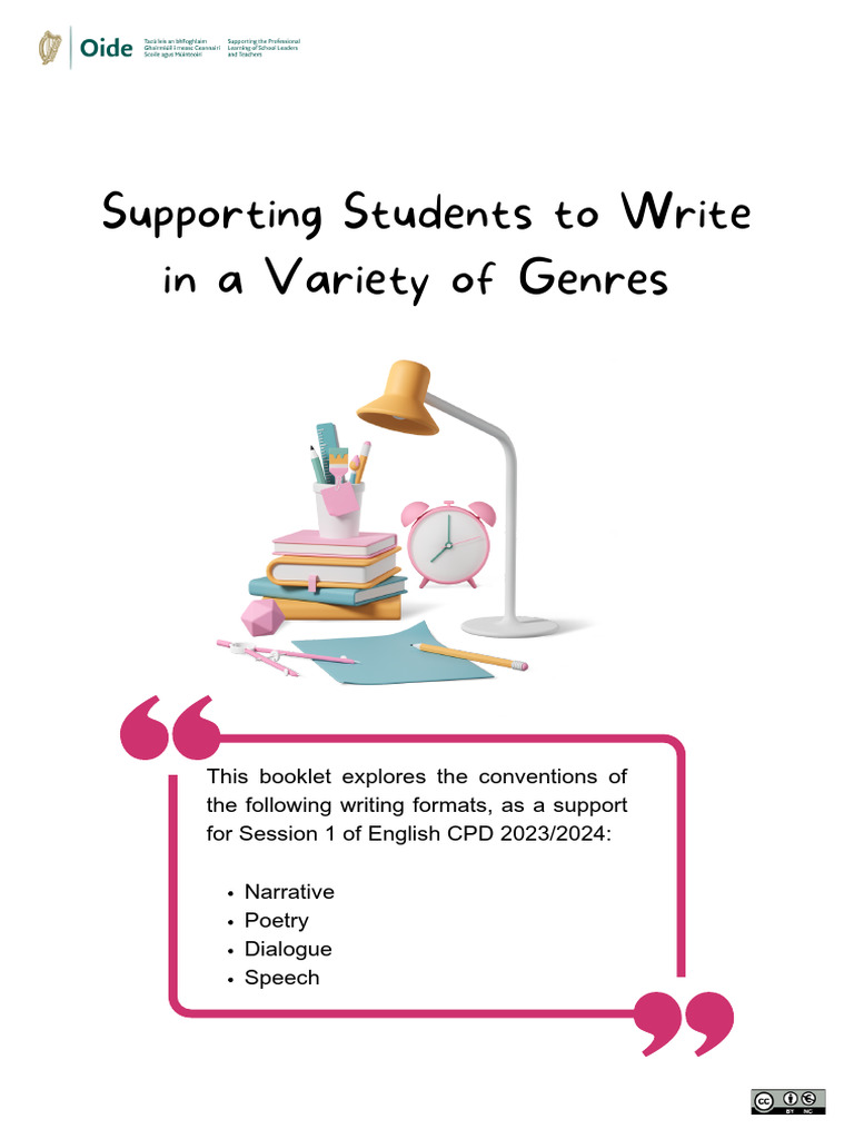 Booklet 1 Variety of Writing Formats 1 | PDF | Poetry | Public Speaking