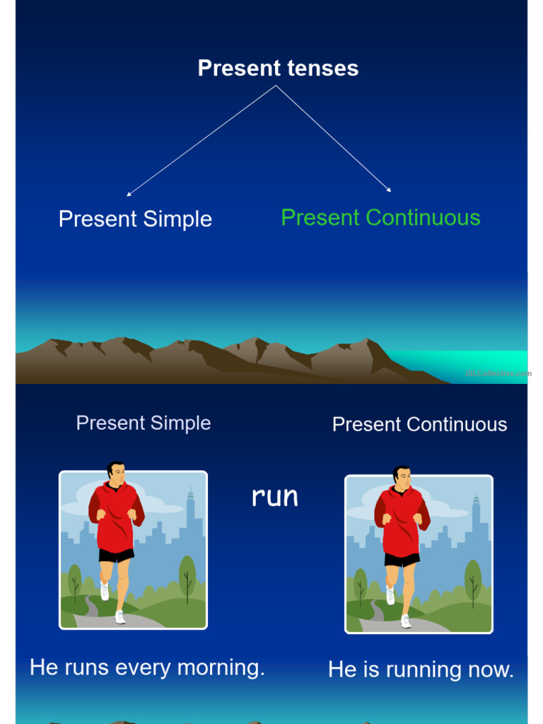 Present Tenses PDF Linguistics Syntax